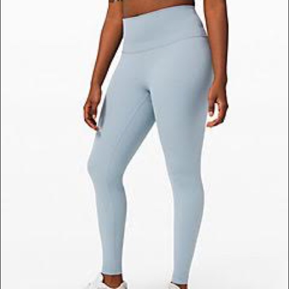 baby blue lululemon leggings